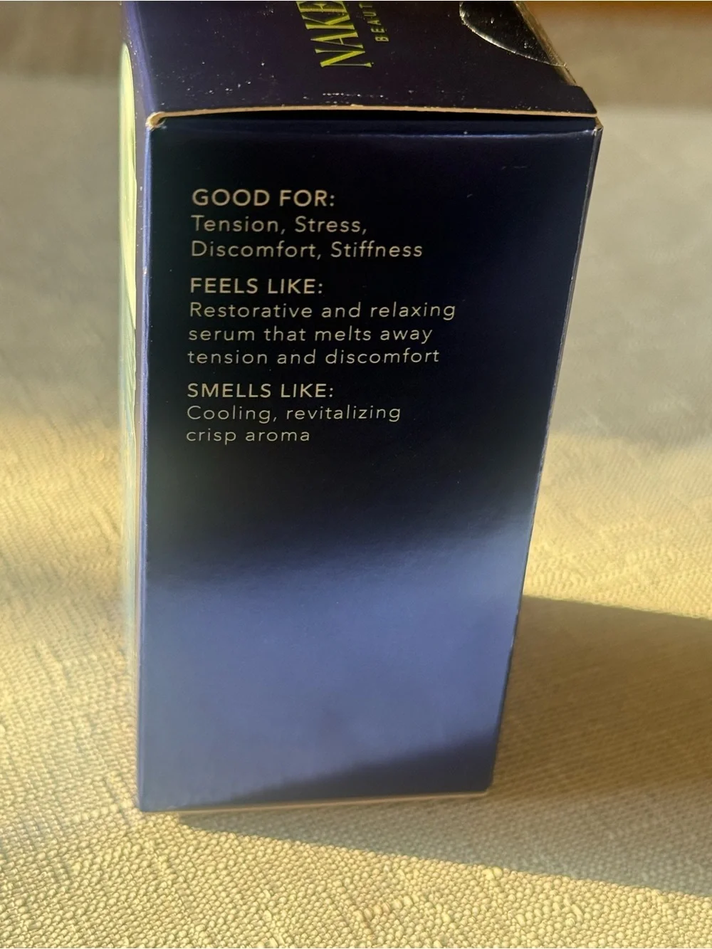 Nakery Beauty SkinRecovery Tension Relief Roll-On Magnesium Peppermint NIB